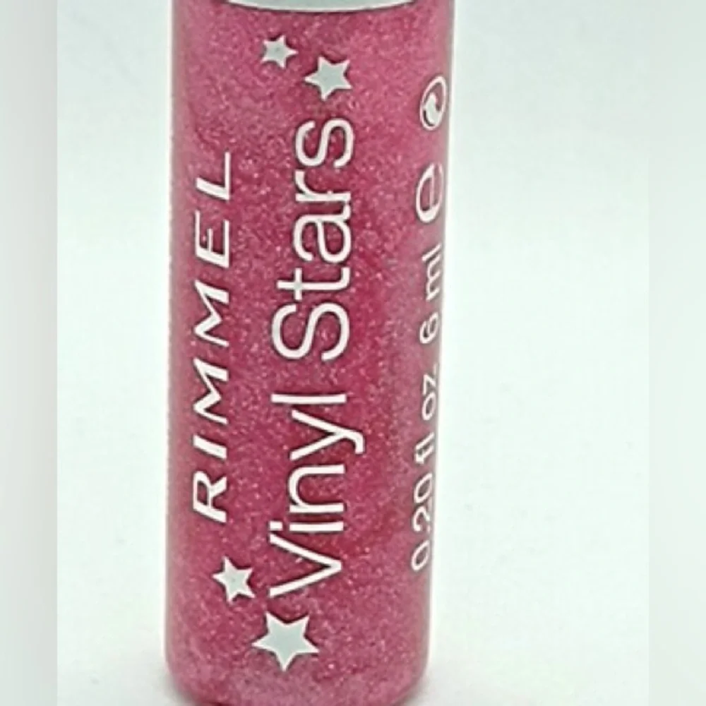 Rimmel Vinyl Stars Brilliant High Shine & Sparkle Lip Gloss 183 Liquid Asset NEW